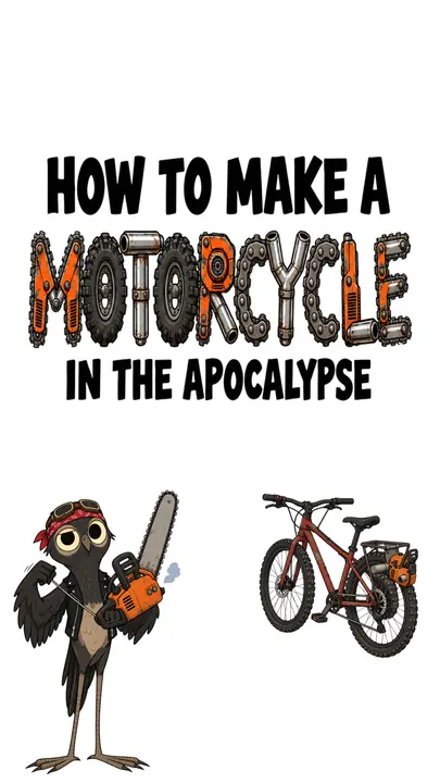 Episode thumbnail: Chainsaw bike: friction-drive motor bicycle