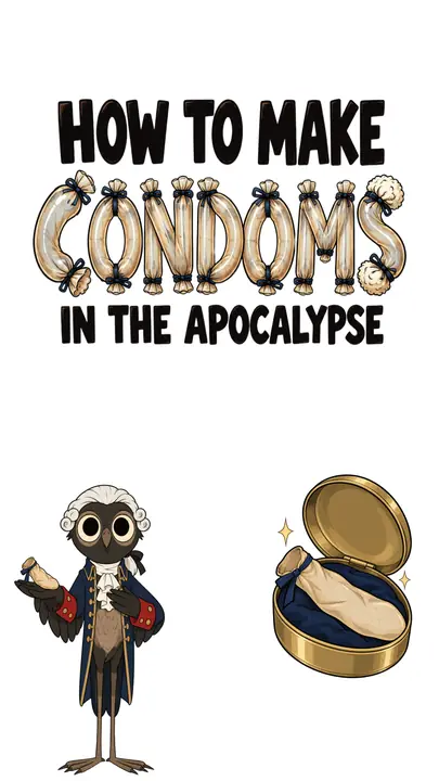 Episode thumbnail: Condoms: the historical gut-skin method